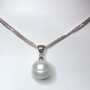 Honora silver fresh water pearl necklace pendant